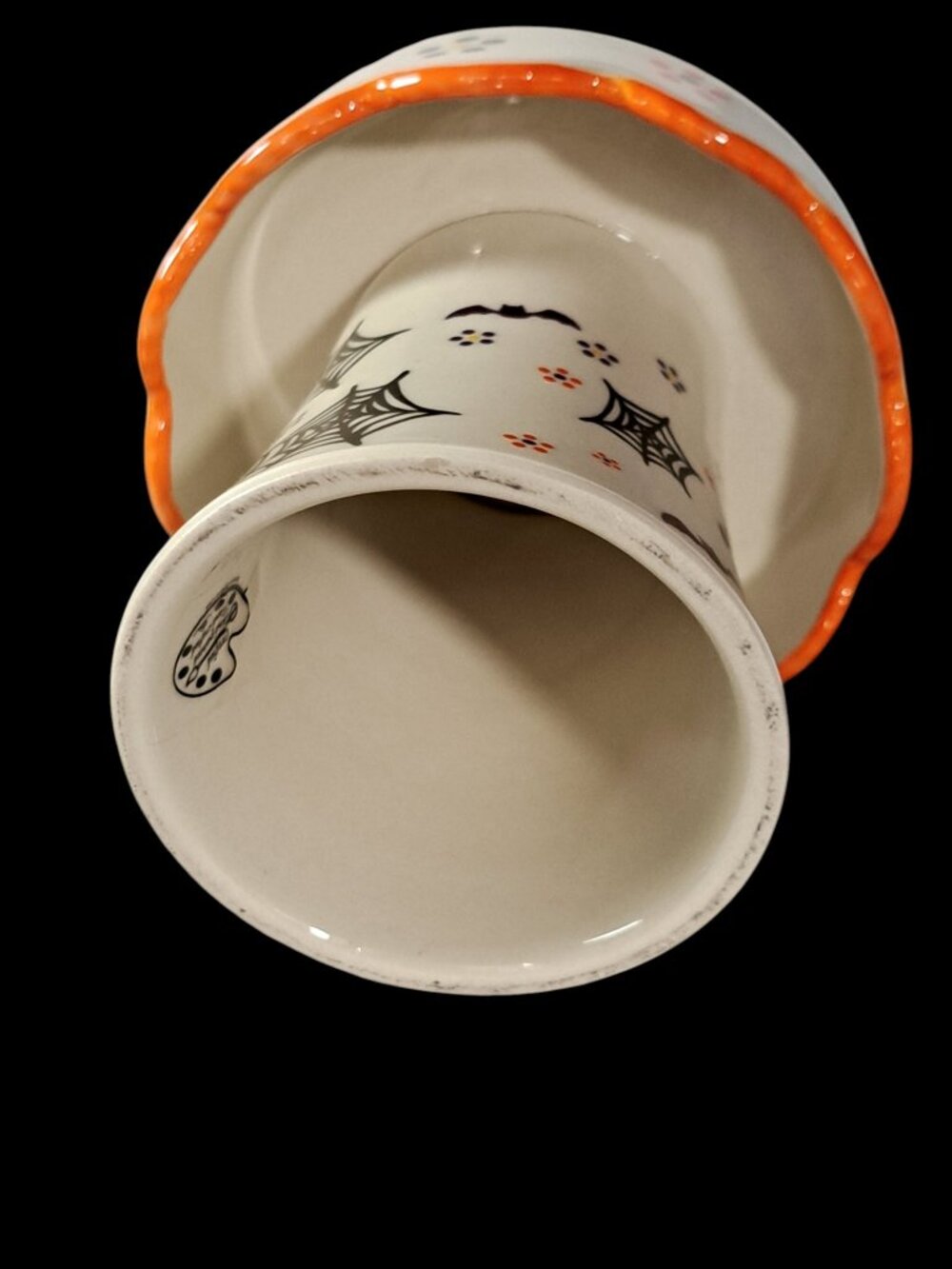 Temp-tations By Tara Halloween Boofetti Cupcake Candle Stand Hand Painted - Picture 11 of 14
